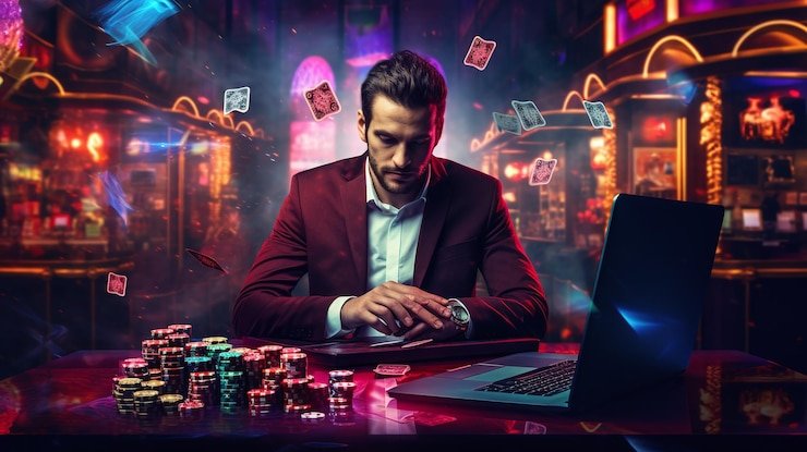 Pengalaman mobile gelap dengan tombol jelas